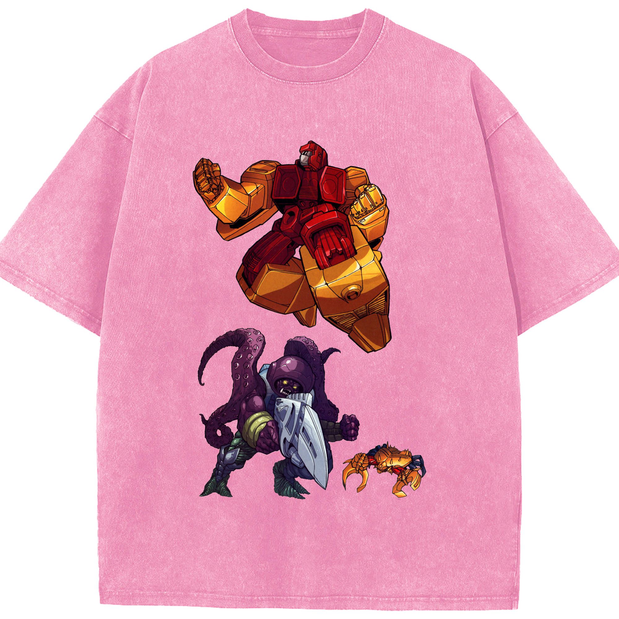 （画像用）  綿100% ヴィンテージ風 半袖Tシャツ（フロントプリント）